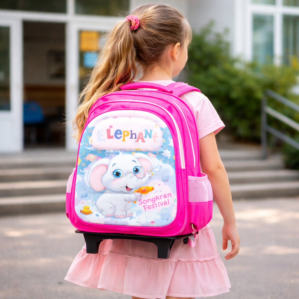 Mochila Infantil Con Ruedas 41x31x21 cm, Múltiples Diseños, 53208