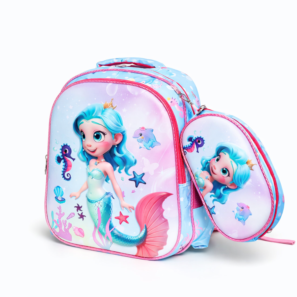 Mochila Infantil Escolar 28x37x16 cm , 9 Diseños Diferentes, 54454