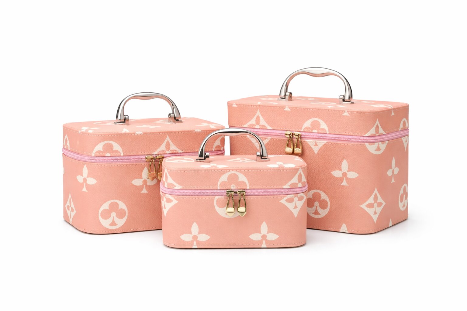 Organizador Portátil de Cosméticos de Viaje para Mujeres, Set de 3 Neceseres de viaje