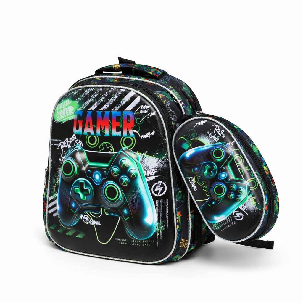 Mochila Infantil Escolar 28x37x16 cm , 9 Diseños Diferentes, 54454
