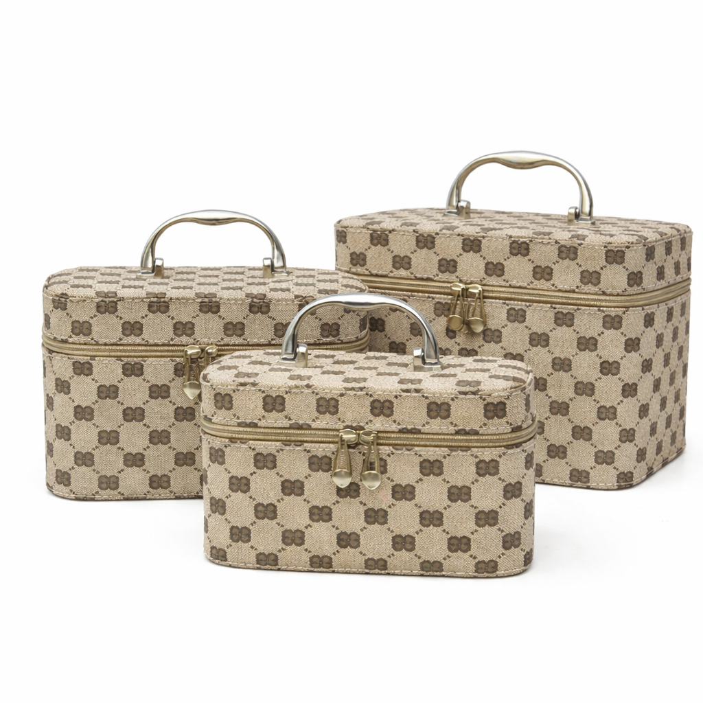 Organizador de Cosméticos de Viaje para Mujeres, Set de 3 Neceseres de viaje, 52750