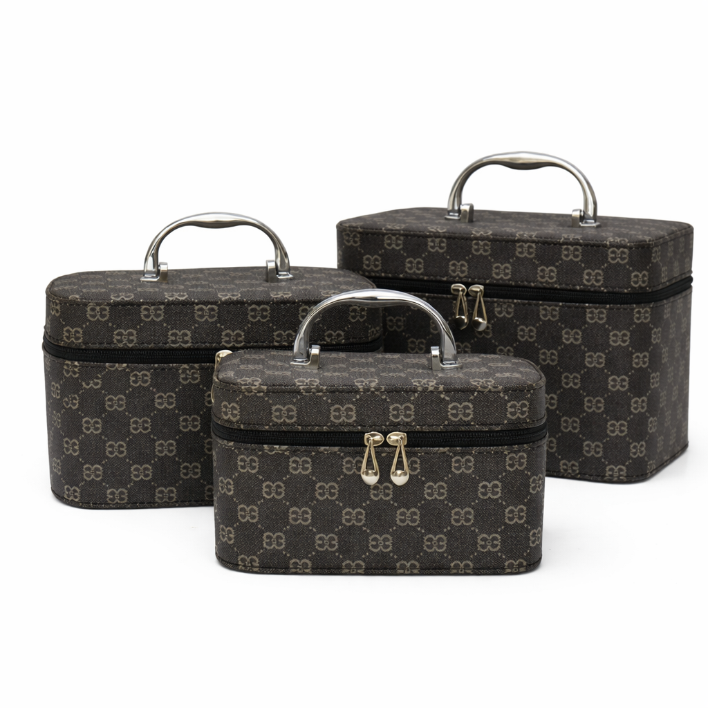 Organizador de Cosméticos de Viaje para Mujeres, Set de 3 Neceseres de viaje, 52750