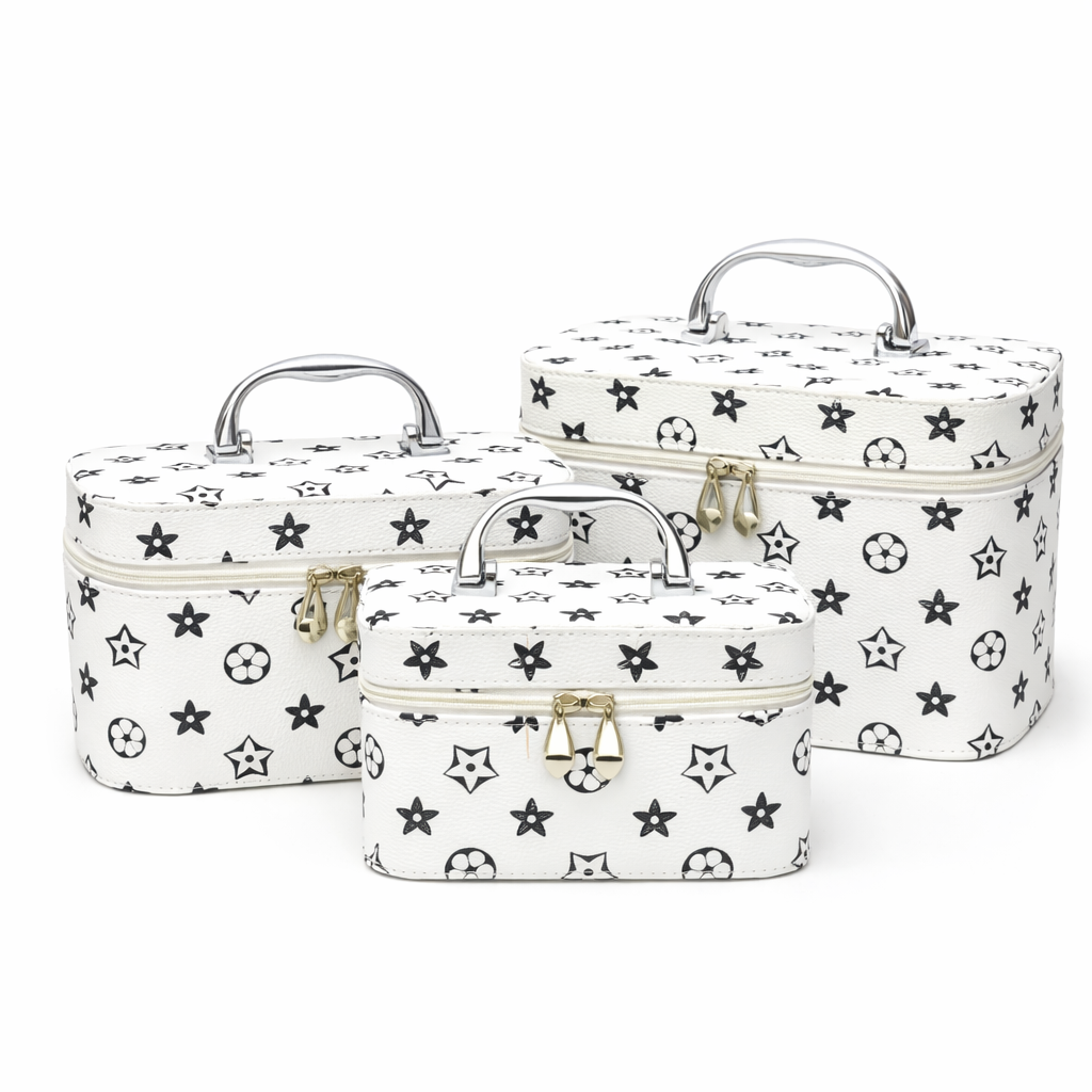 Organizador de Cosméticos Portátil, Set de 3 Neceseres de viaje, 52750