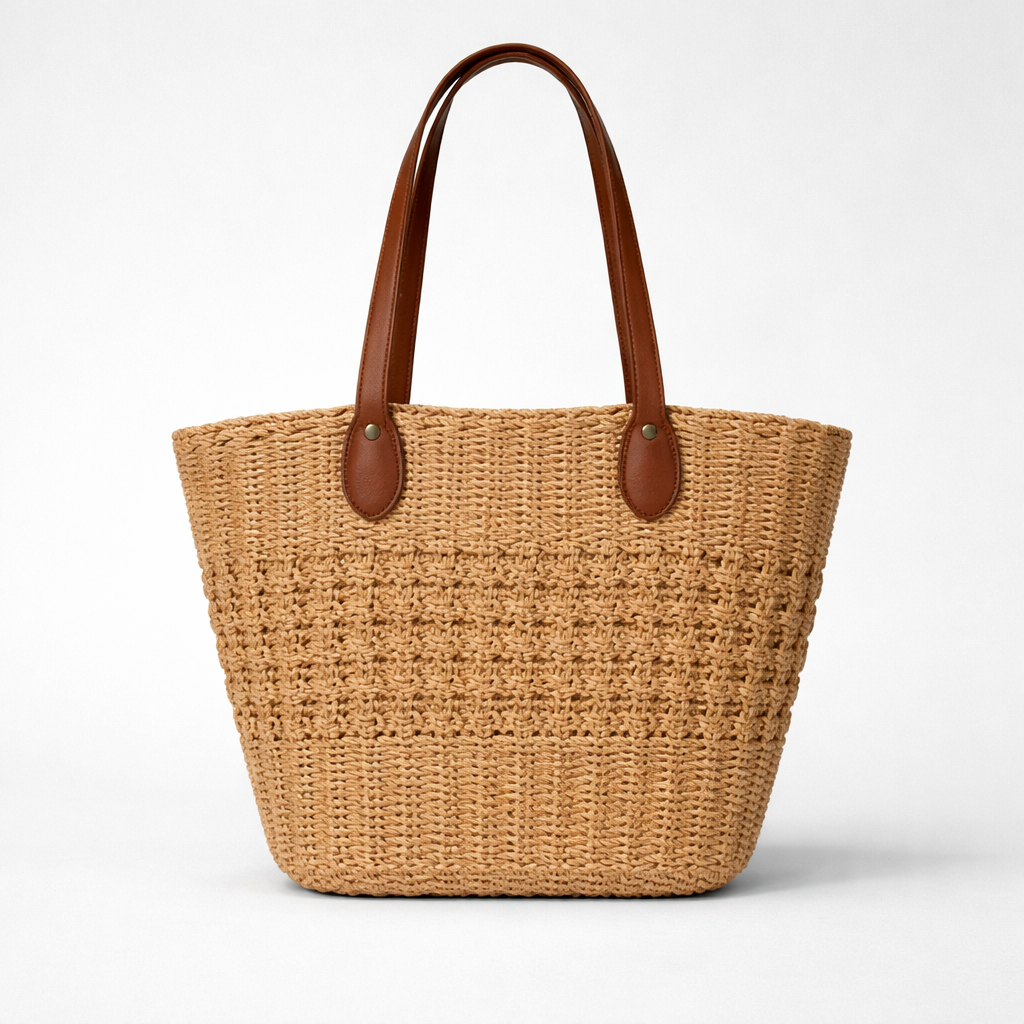 Bolso Mujer Verano Fibra Natural 42x13x24 cm, 54872