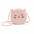 Bolso Infantil Redondo con Diseño de Gatito , 12x12x7 cm, 51748