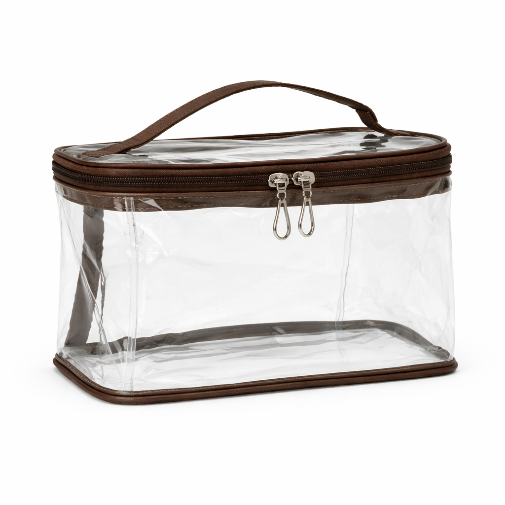 Neceser Transparente 20x12x10 cm, Bolsa Maquillaje, 53324