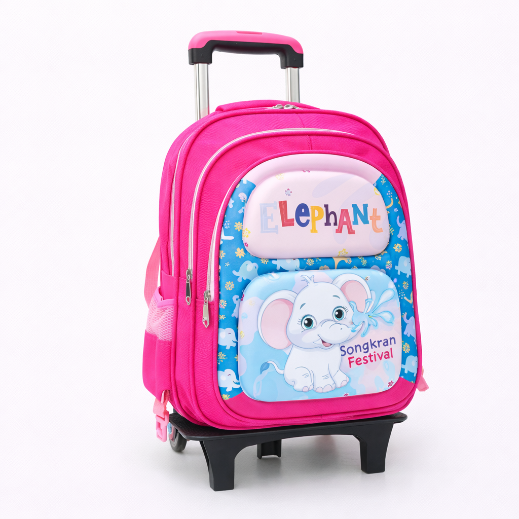 Mochila infantil con ruedas para colegio, 41x31x21 cm, 8 Variantes, 53208