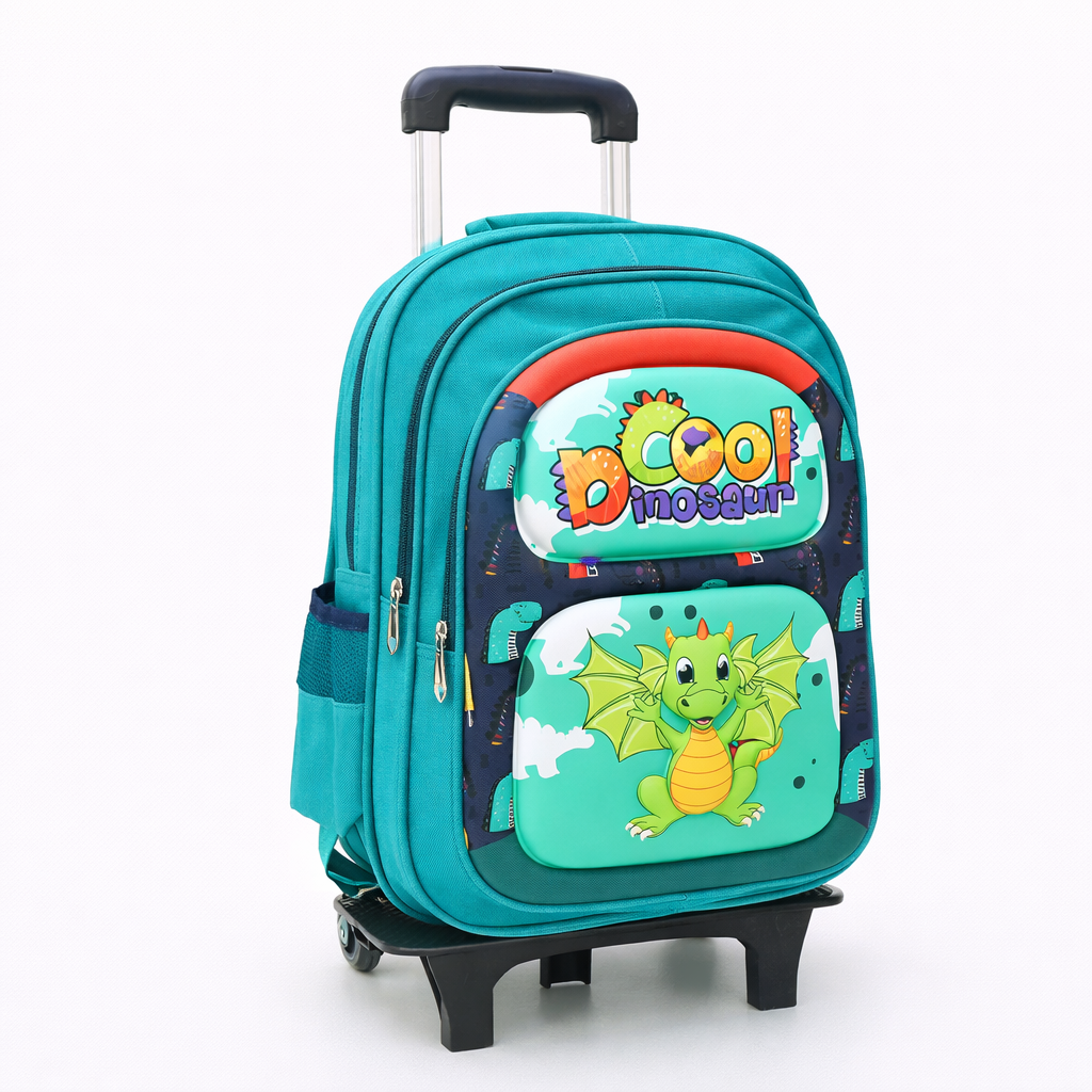 Mochila infantil con ruedas para colegio, 41x31x21 cm, 8 Variantes, 53208