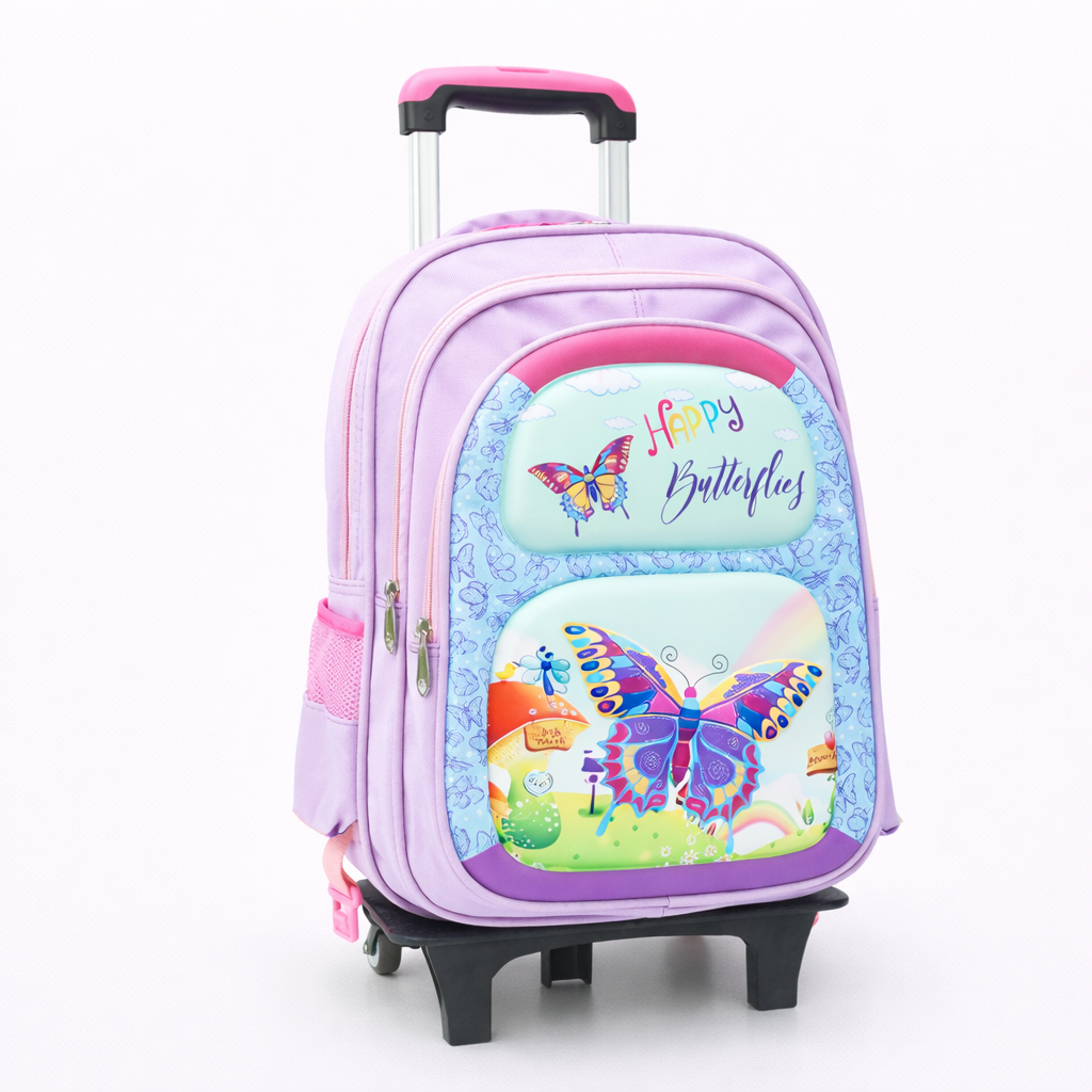 Mochila infantil con ruedas para colegio, 41x31x21 cm, 8 Variantes, 53208
