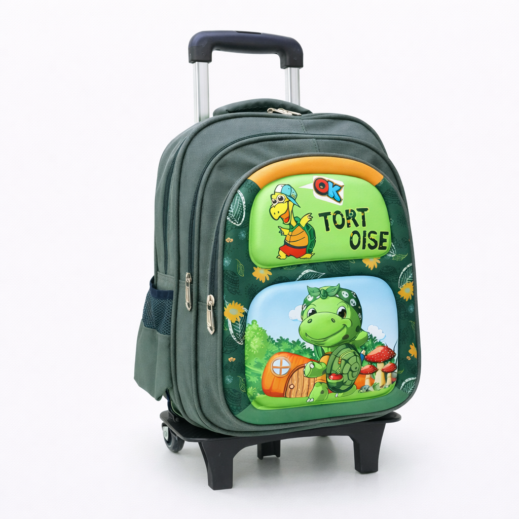 Mochila infantil con ruedas para colegio, 41x31x21 cm, 8 Variantes, 53208