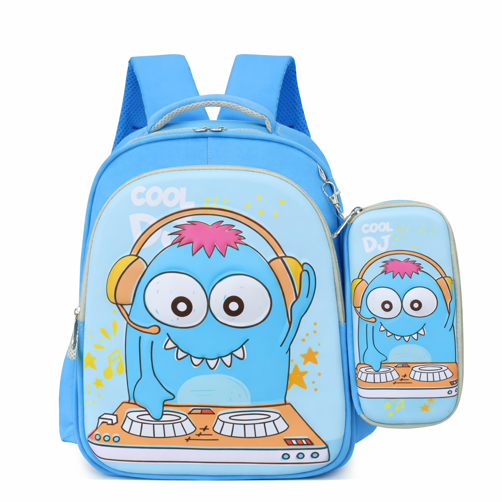 Mochila Infantil Escolar 29x37x14 cm, Varios Colores, 1501