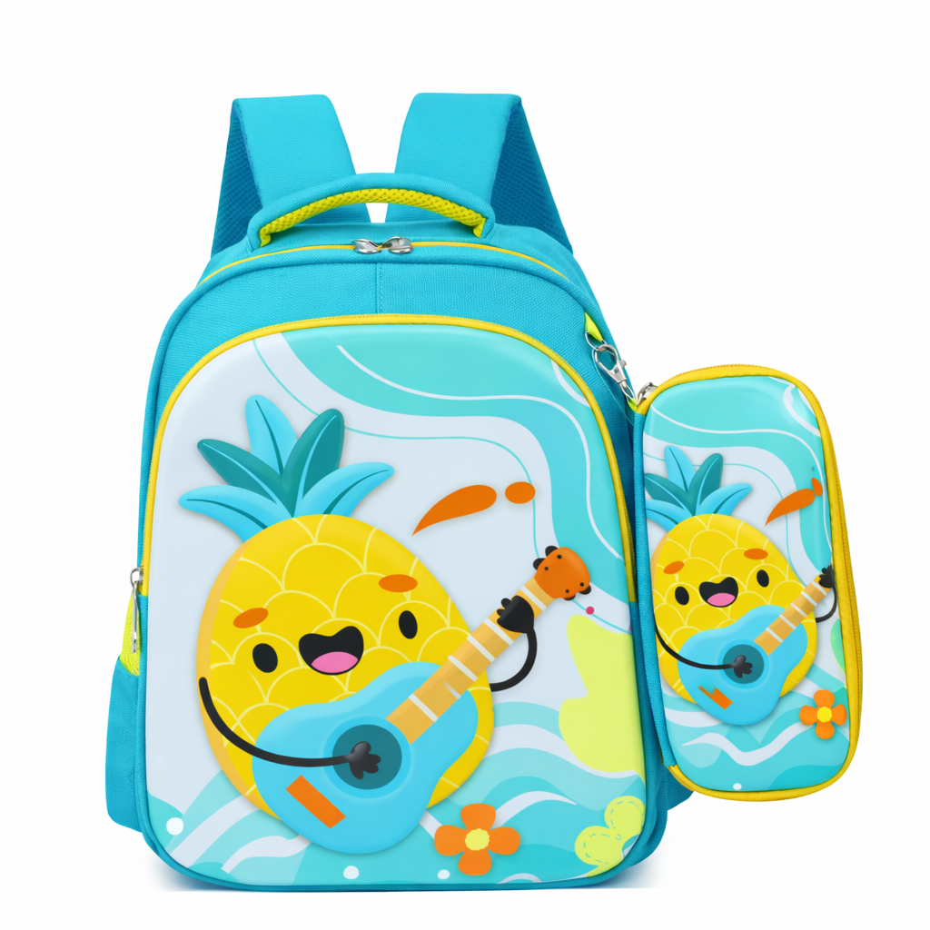 Mochila Infantil Escolar 29x37x14 cm, Varios Colores, 1501