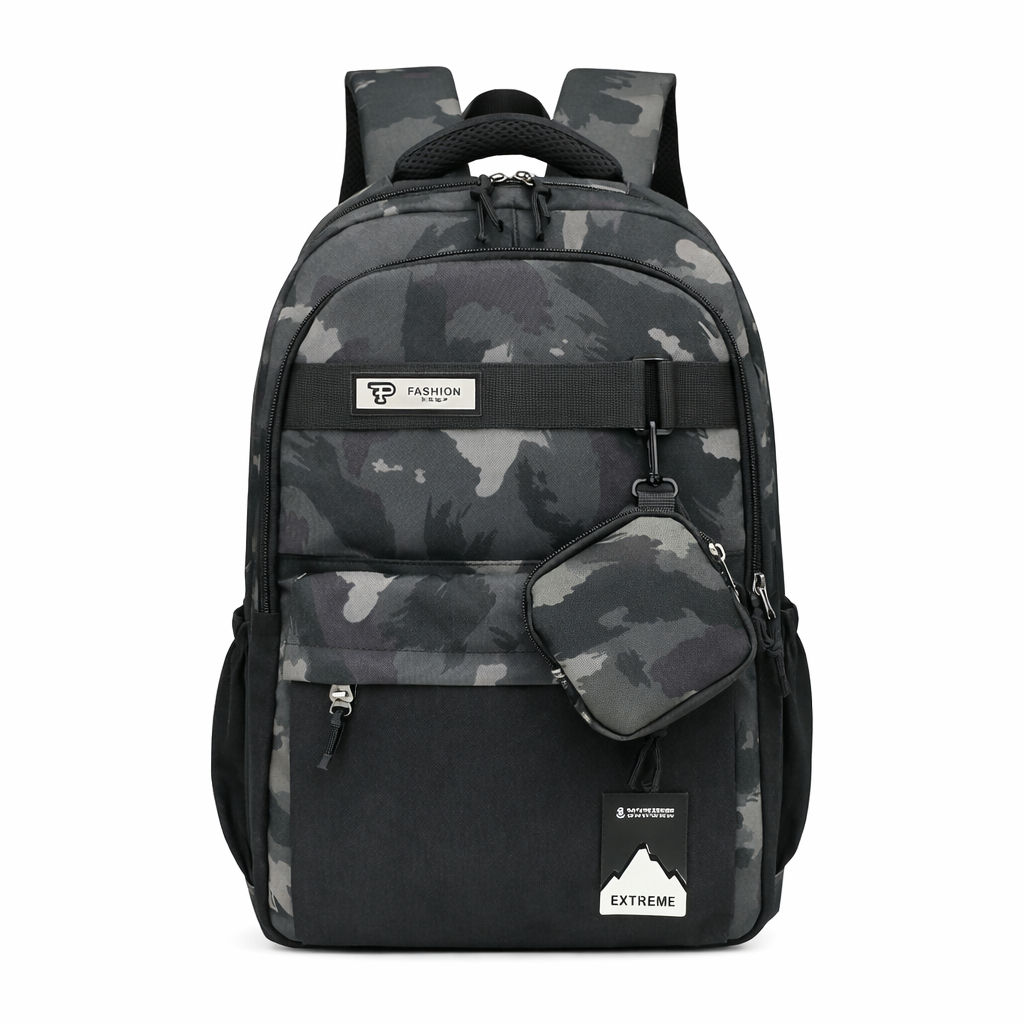 Mochila para Hombre, Estilo Camuflaje 48x33x14 cm, 55044
