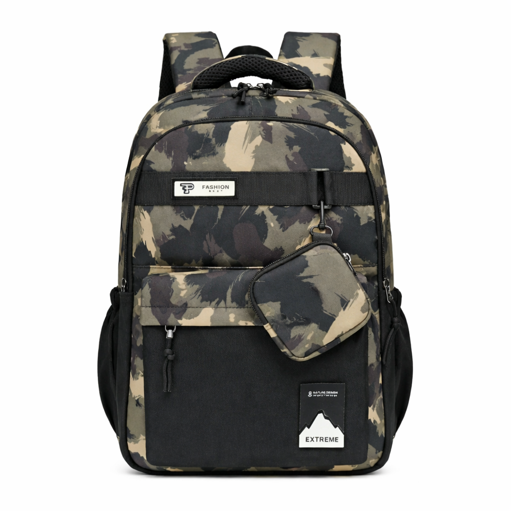 Mochila para Hombre, Estilo Camuflaje 48x33x14 cm, 55044