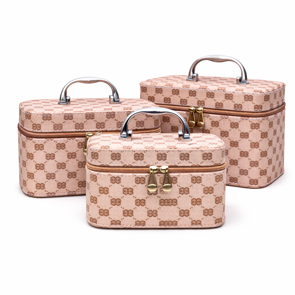 Organizador de Cosméticos de Viaje para Mujeres, Set de 3 Neceseres de viaje, 52750