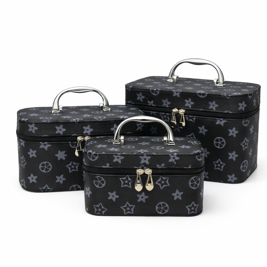 Organizador de Cosméticos Portátil, Set de 3 Neceseres de viaje, 52750