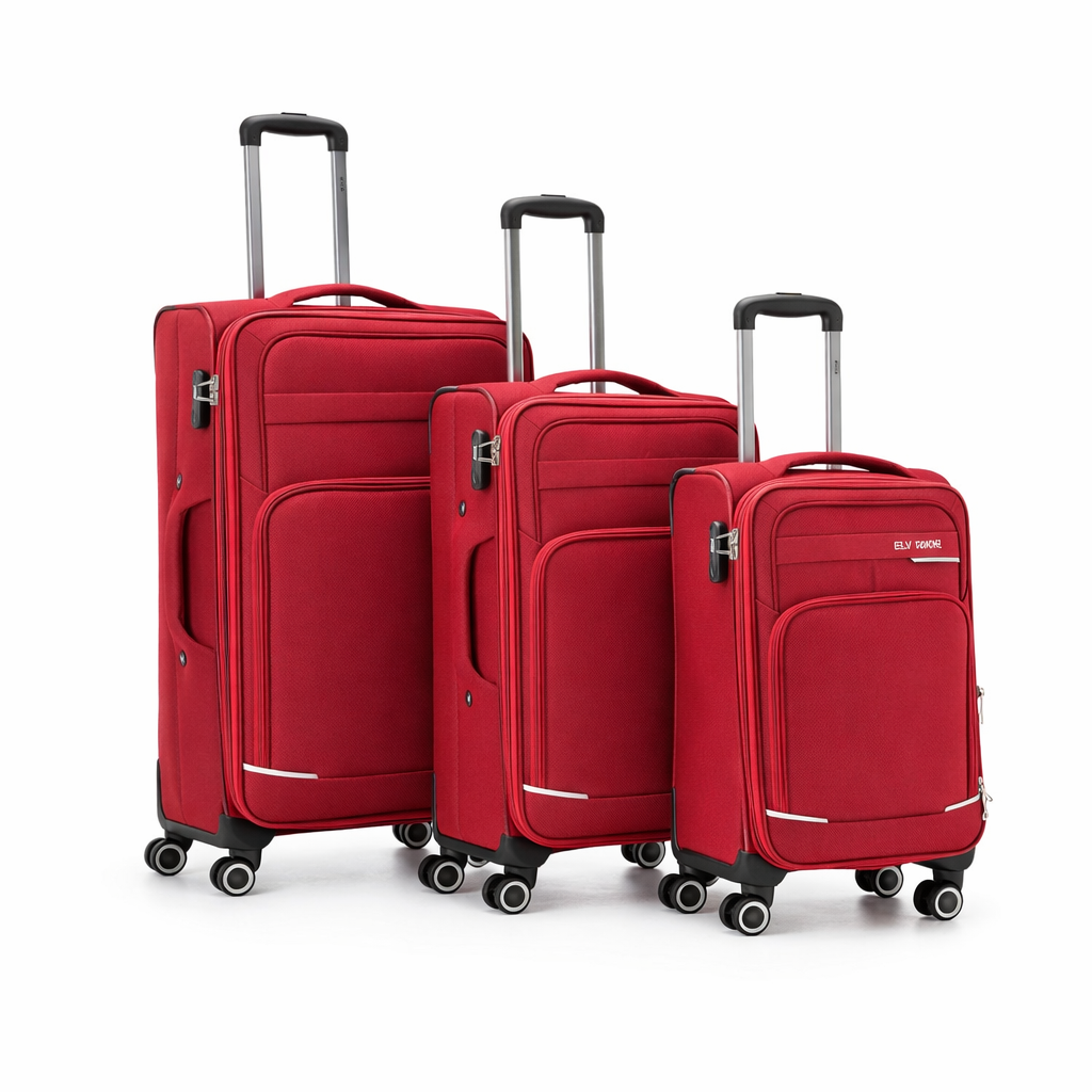 Juego de 3 Maletas de Viaje Rígidas – Grande, Mediana y Cabina, 7 Colores, 8030-3