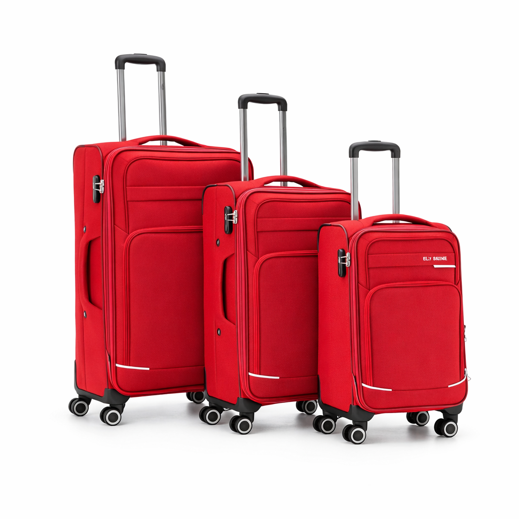 Juego de 3 Maletas de Viaje Rígidas – Grande, Mediana y Cabina, 7 Colores, 8030-3