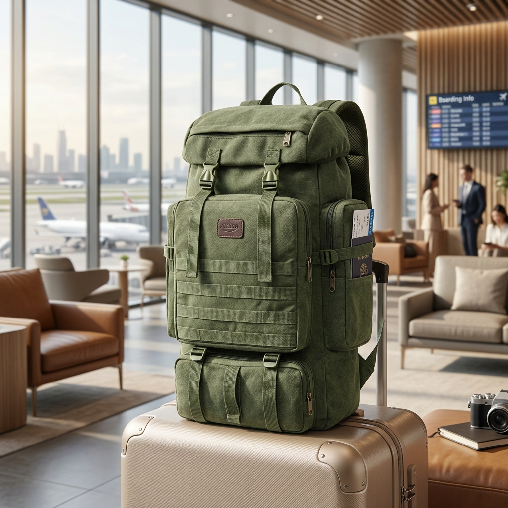 Mochila de Senderismo Grande 78x35x17 cm, 55017