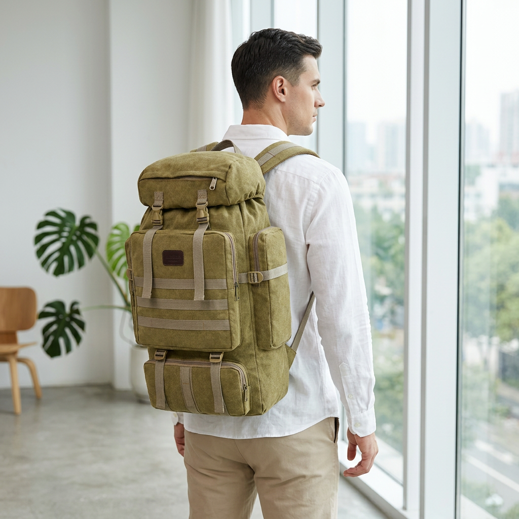 Mochila de Senderismo Grande 78x35x17 cm, 55017