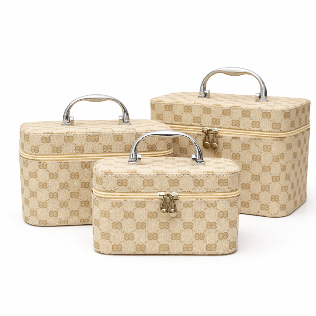 Organizador de Cosméticos de Viaje para Mujeres, Set de 3 Neceseres de viaje, 52750