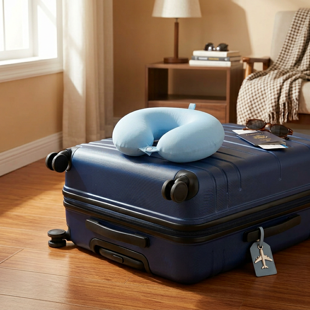 Almohada De Viaje Para Cuello De Espuma Viscoelástica, 52522