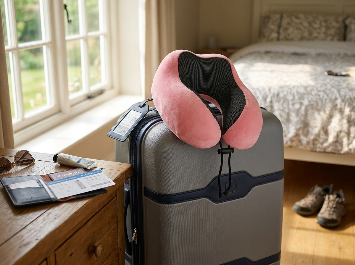 Almohada de Viaje para Cuello, En Varios Colores, 51825