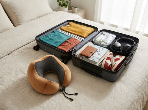 Almohada de Viaje para Cuello, En Varios Colores, 51825