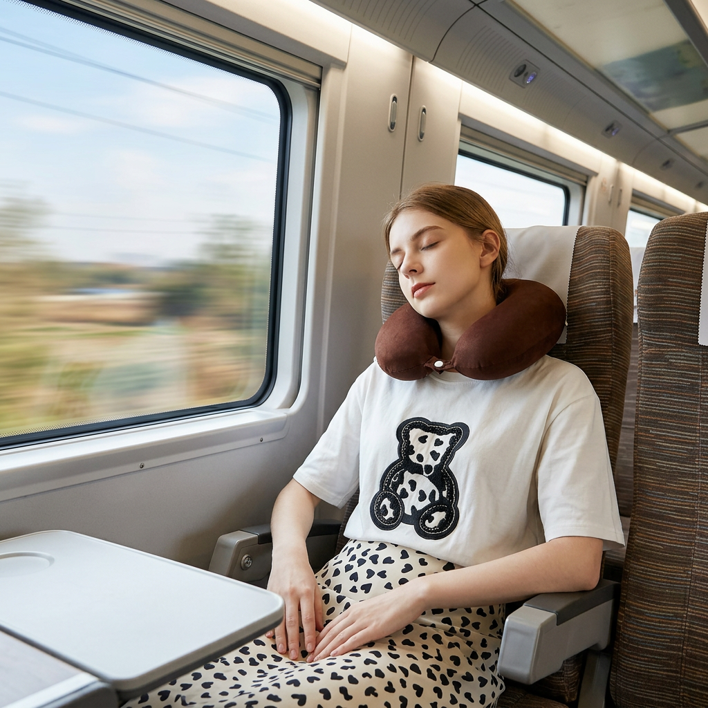 Almohada De Viaje Para Cuello De Espuma Viscoelástica, 52522