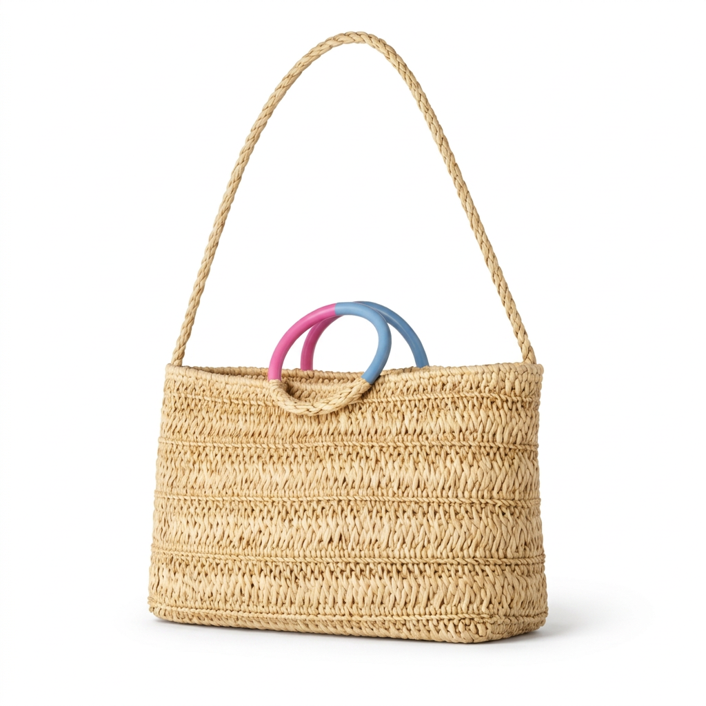 Bolso Mujer Fibra Natural 35x13x20 cm, 54869
