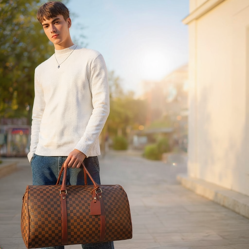 Bolso de Hombre Grande 30x60x25 cm, 3 Variantes