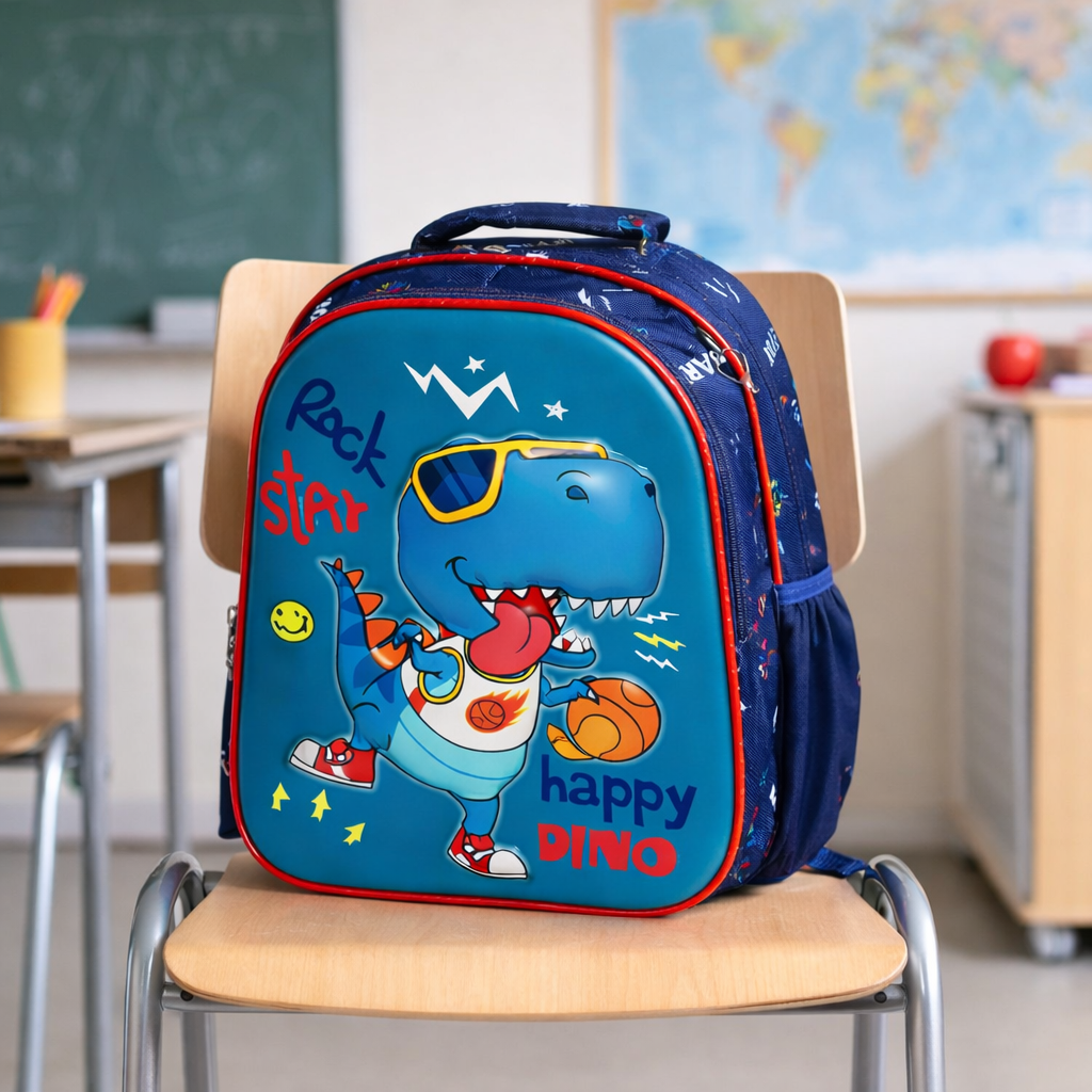 Mochila Infantil Escolar 28x37x16 cm , 9 Diseños Diferentes, 54454