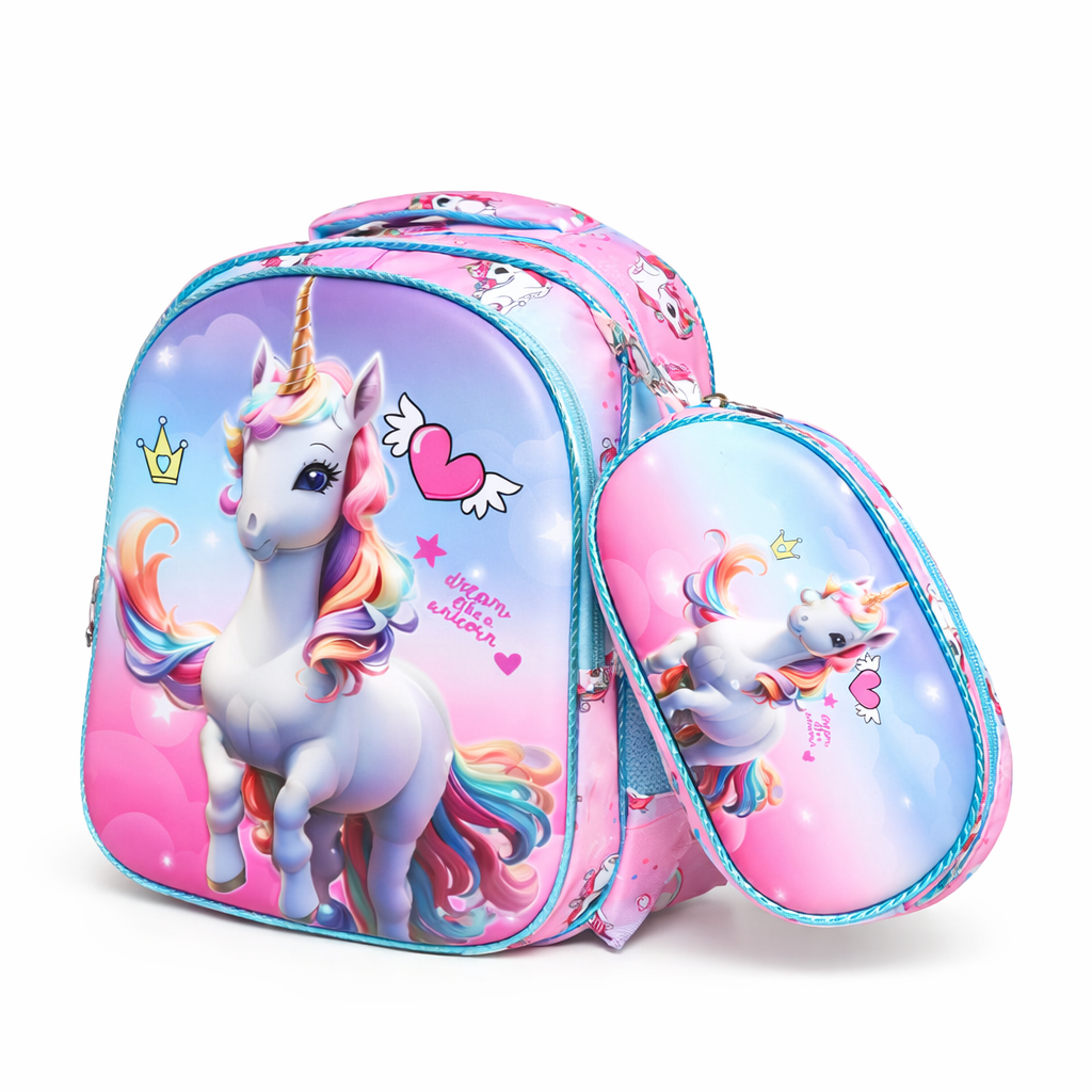 Mochila Infantil Escolar 28x37x16 cm , 9 Diseños Diferentes, 54454