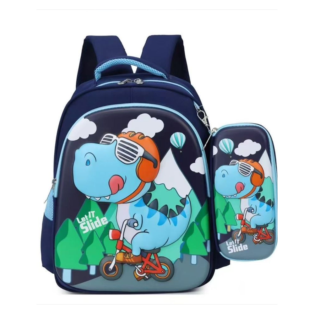 Mochila Infantil Escolar 29x37x14 cm, Varios Colores, 1501