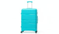 Maleta de Cabina Rígida 49x35x22 cm, 4 Ruedas Giratorias, Color Azul Turquesa WAI02