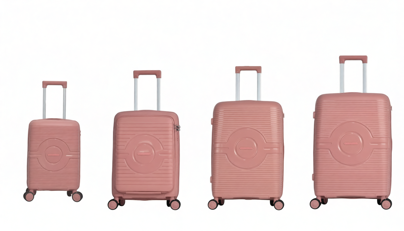 Juego de 4 Maletas de Viaje, Colores Diferentes PP2302-4