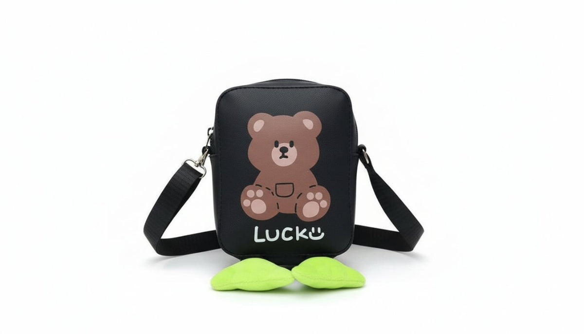 Bolso Infantil Osito – Mini Bolsa Cruzada 16x5x13cm Colores Variados