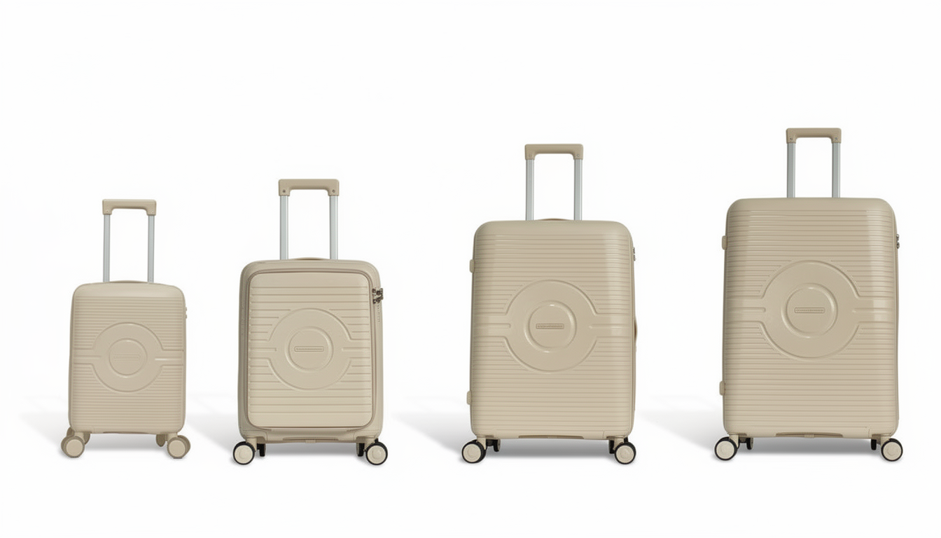 Juego de 4 Maletas de Viaje, Colores Diferentes PP2302-4