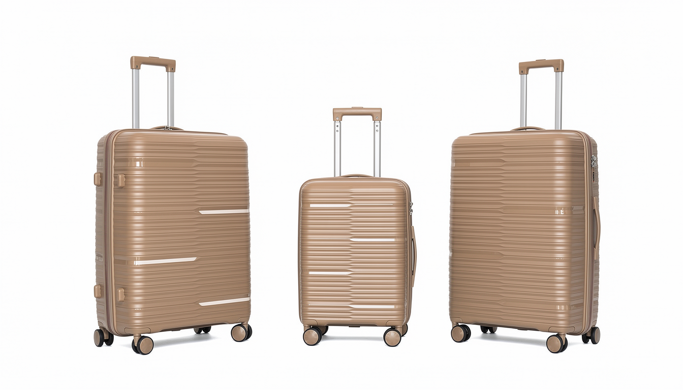 Juego de 3 Maletas de Viaje Rígidas – Grande, Mediana y Cabina, Colores Diferentes 213