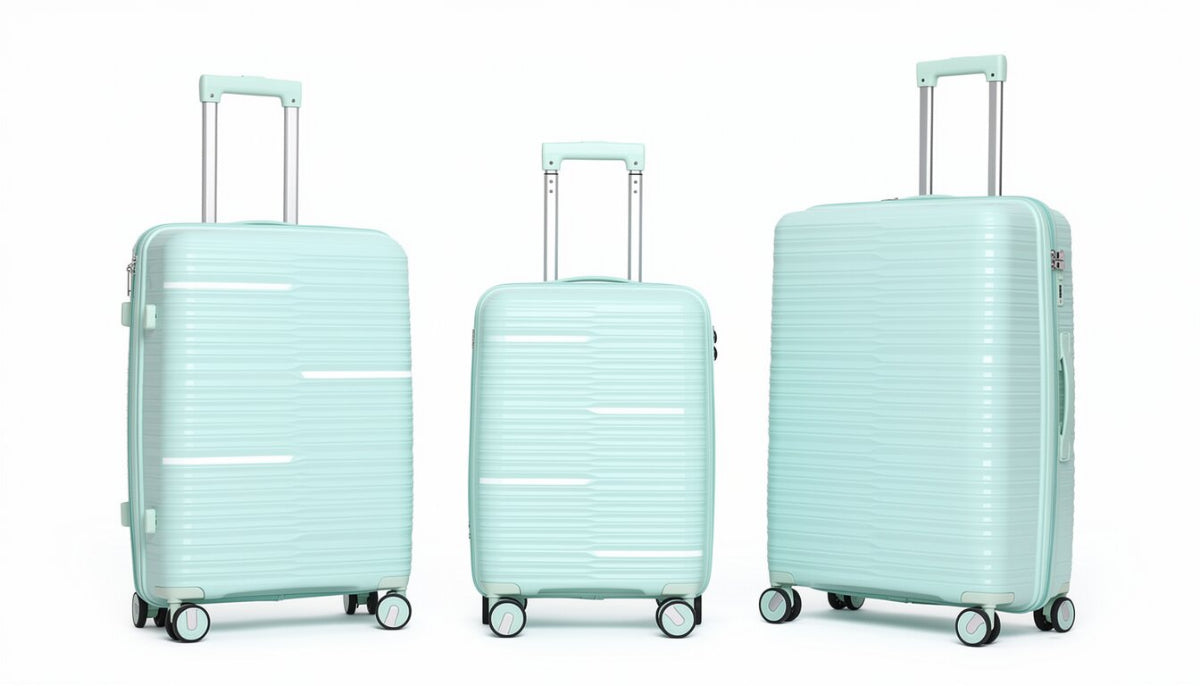 Juego de 3 Maletas de Viaje Rígidas – Grande, Mediana y Cabina, Colores Diferentes 213