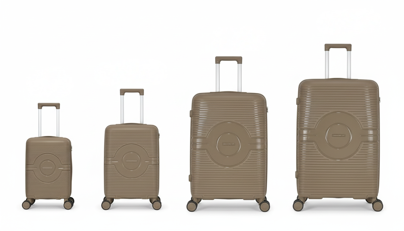 Juego de 4 Maletas de Viaje, Colores Diferentes PP2302-4