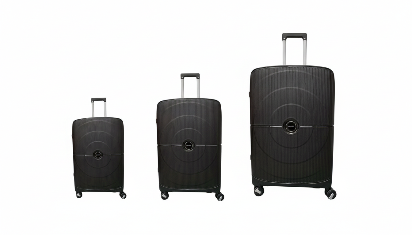 Juego de 3 Maletas de Viaje Rígidas – Grande, Mediana y Cabina, Colores Diferentes MS636