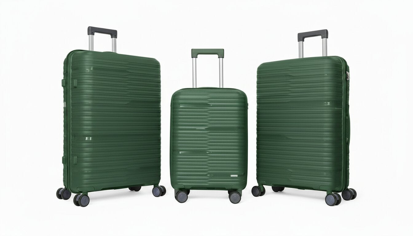 Juego de 3 Maletas de Viaje Rígidas – Grande, Mediana y Cabina, Colores Diferentes 213