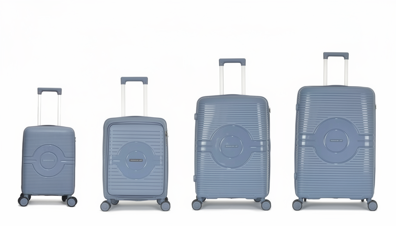 Juego de 4 Maletas de Viaje, Colores Diferentes PP2302-4