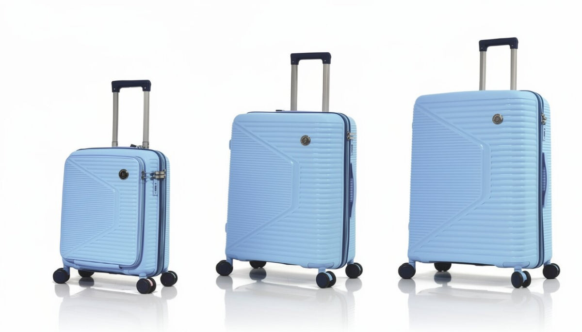 Juego de 3 Maletas de Viaje Rígidas, Colores Diferentes PP2307