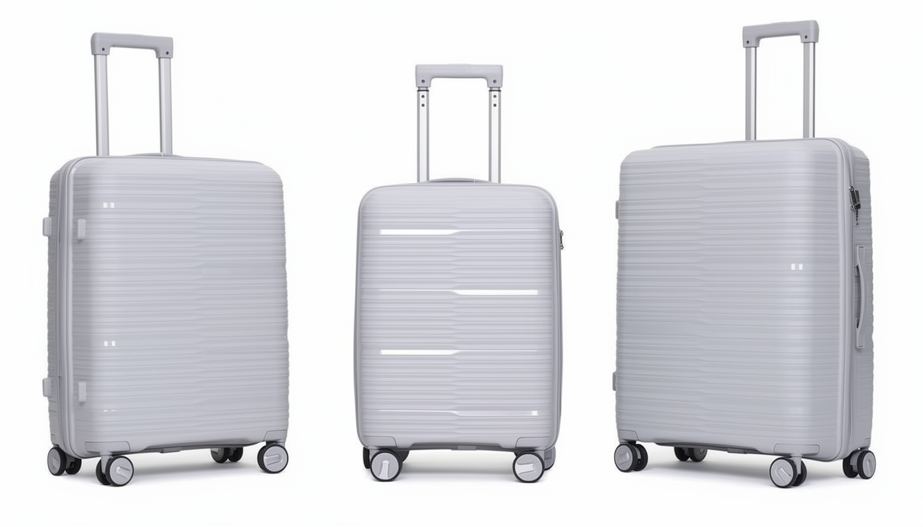 Juego de 3 Maletas de Viaje Rígidas – Grande, Mediana y Cabina, Colores Diferentes 213