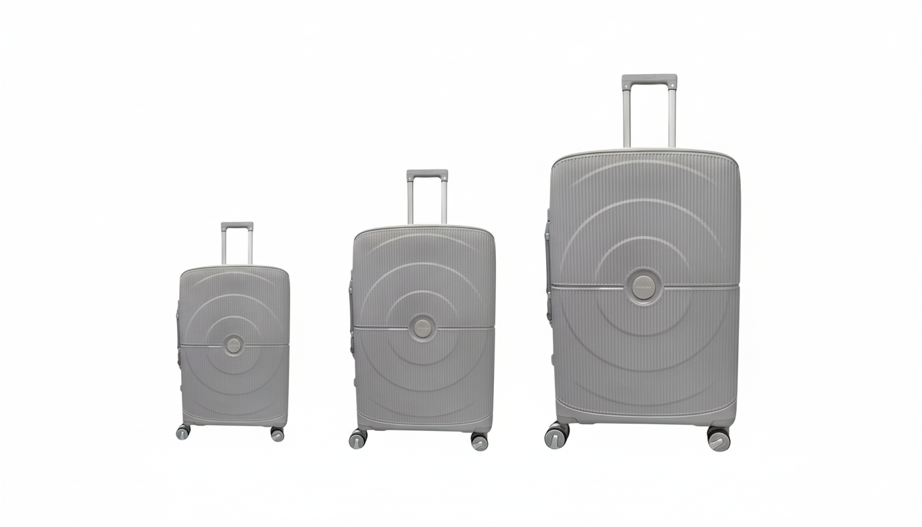 Juego de 3 Maletas de Viaje Rígidas – Grande, Mediana y Cabina, Colores Diferentes MS636