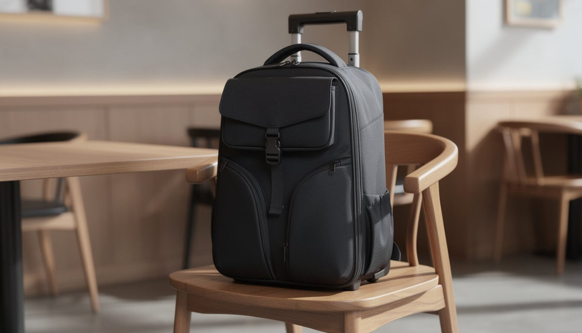 Mochila de Viaje Cabina, 48x32x23cm, Color Negro