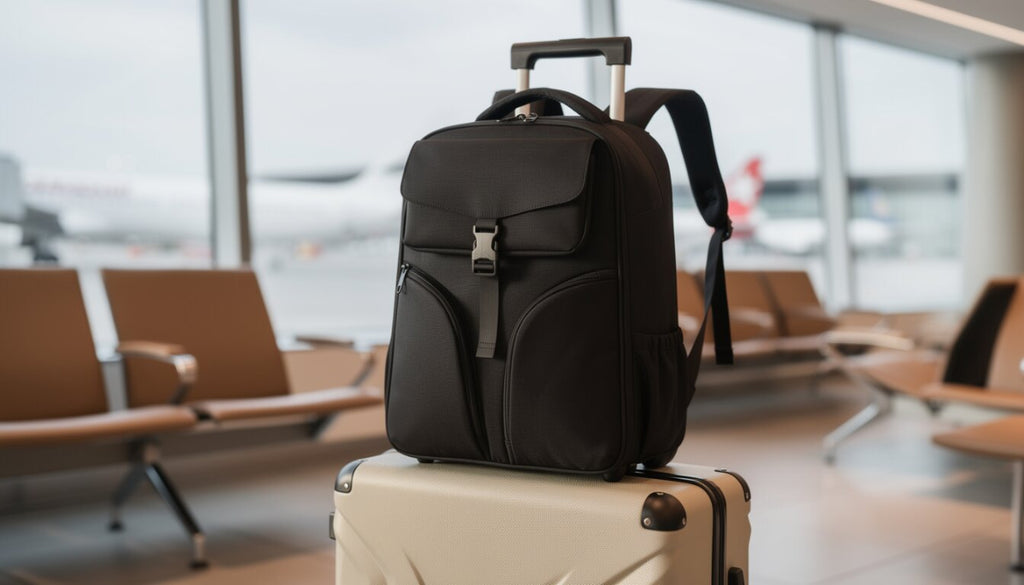 Mochila de Viaje Cabina, 48x32x23cm, Color Negro