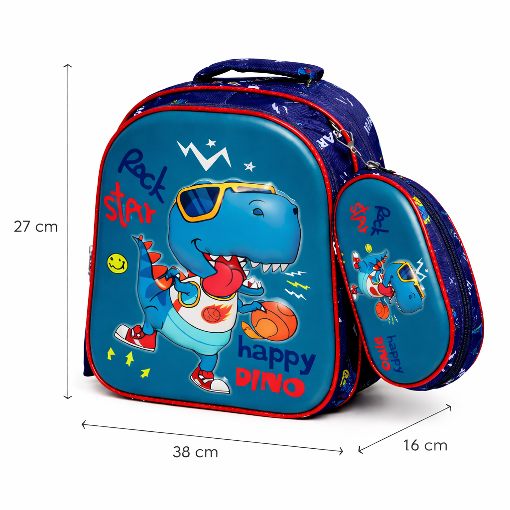 Mochila Infantil Escolar 28x37x16 cm , 9 Diseños Diferentes, 54454